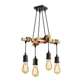 Suspension Luminaire Industrielle Plafonnier Noir E27